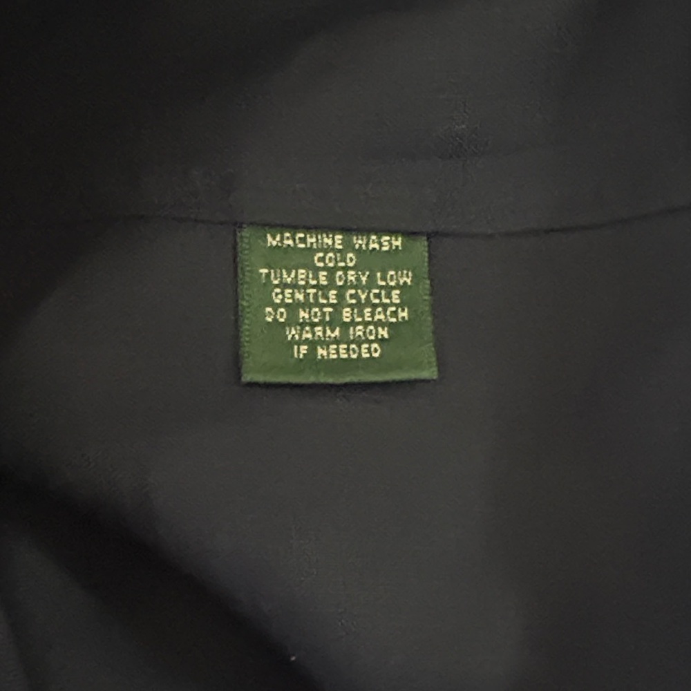 Lauren Ralph Lauren Navy Long-Sleeve linen Shirt - Picture 6 of 6
